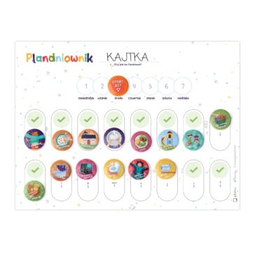PlanDniownik™ magnetyczny - zestaw dla przedszkolaka