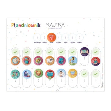 PlanDniownik™ magnetyczny - zestaw dla ucznia