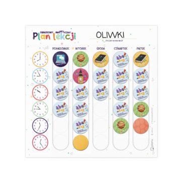 Obrazkowy Plan Lekcji z planszą