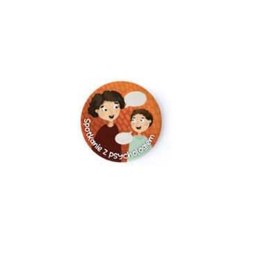 Magnes "Spotkanie z psychologiem" do planera dziecięcego PLANU