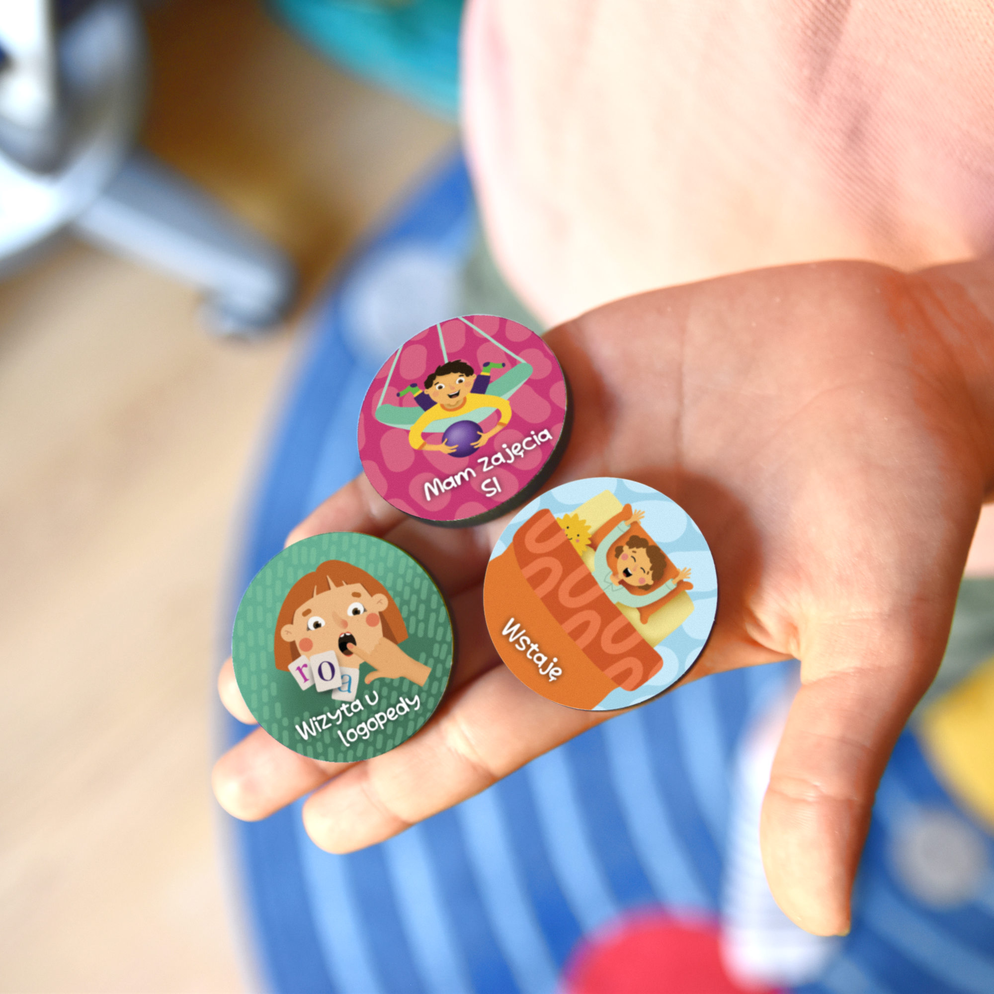 Magnes "Wizyta u logopedy" do planera dziecięcego PLANU - obrazek 2